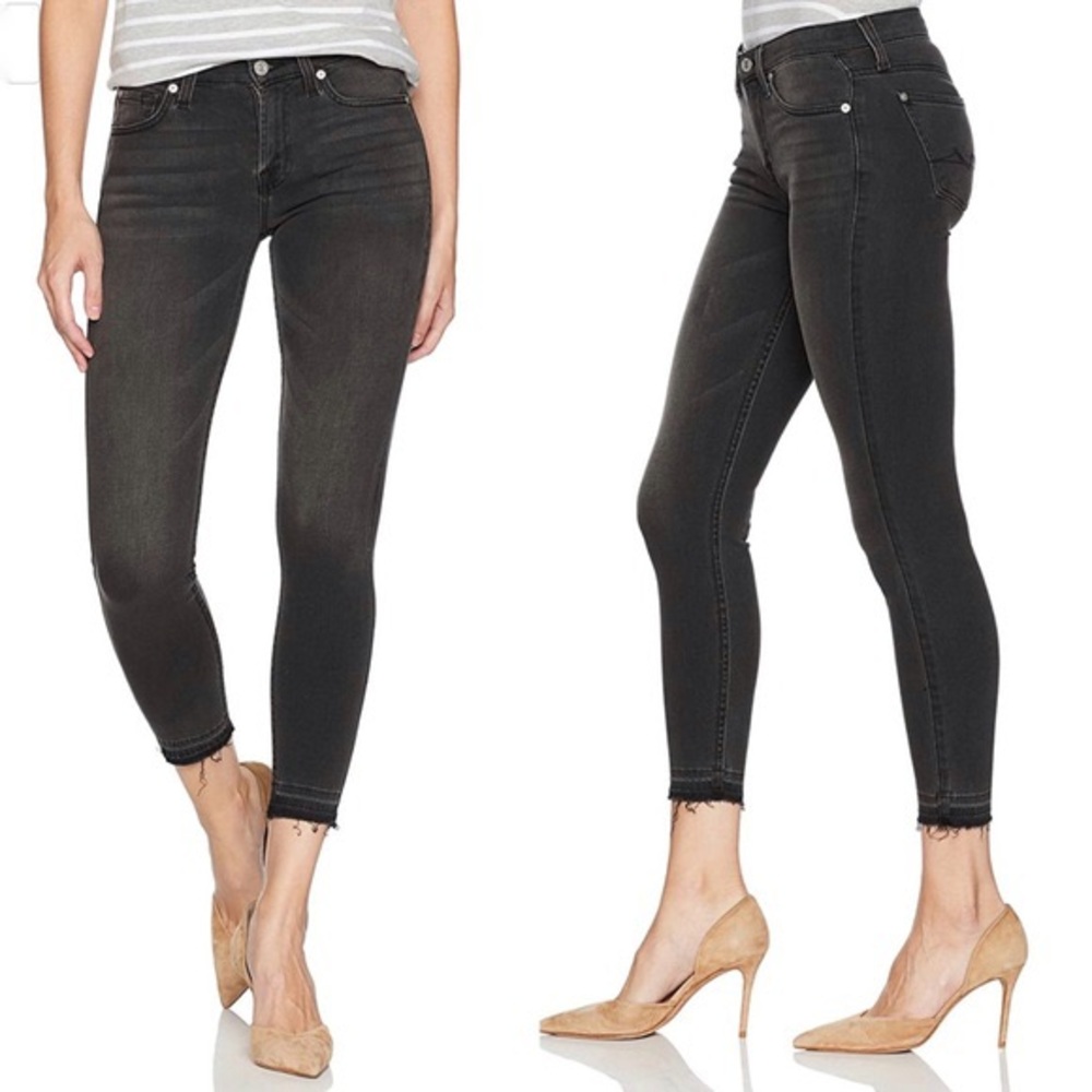 7 For All Mankind Black Gwenevere Skinny Jeans 29 - Picture 1 of 10